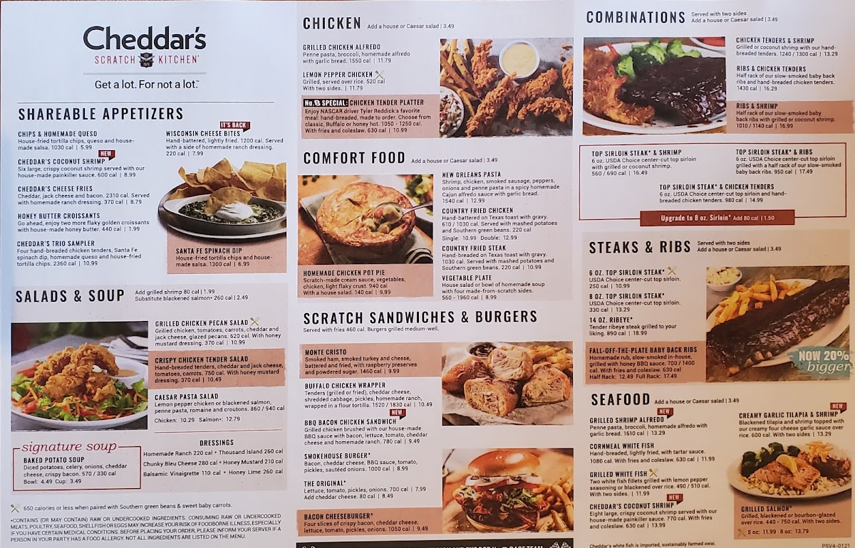 Cheddar's Scratch Kitchen Menu-2