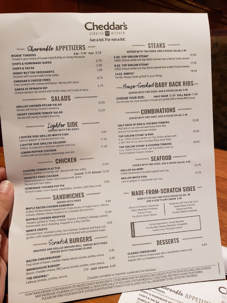 Cheddar's Scratch Kitchen Menu-3