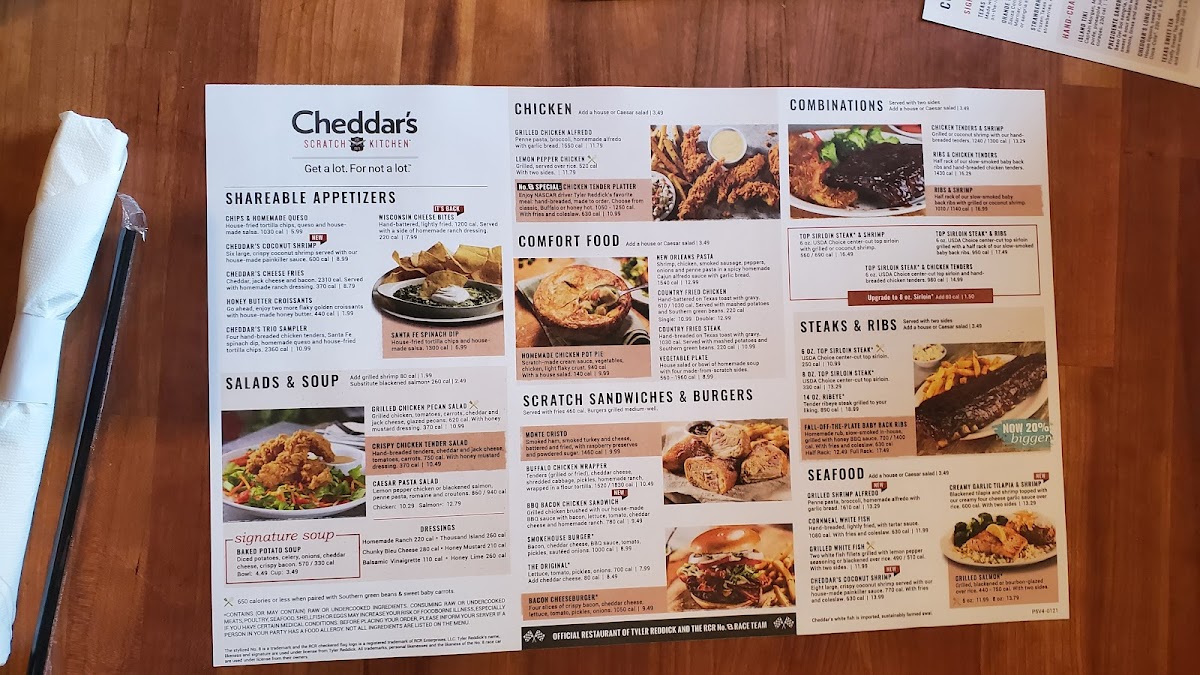 Cheddar's Scratch Kitchen Menu-4