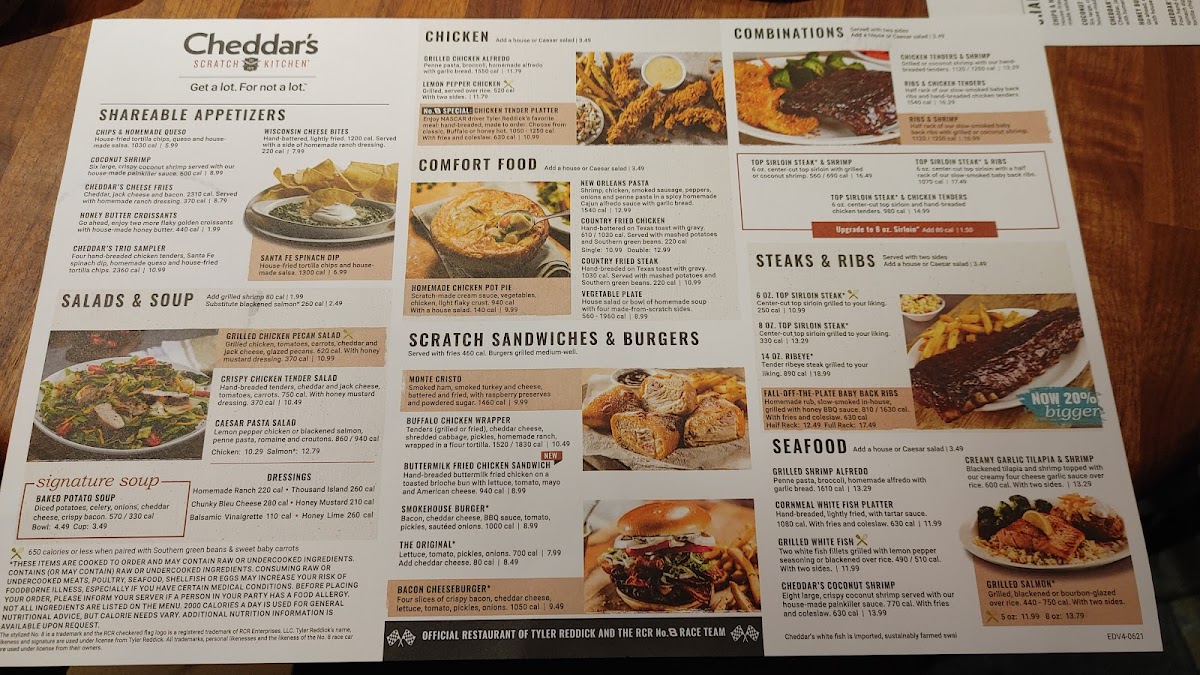 Cheddar's Scratch Kitchen Menu-7
