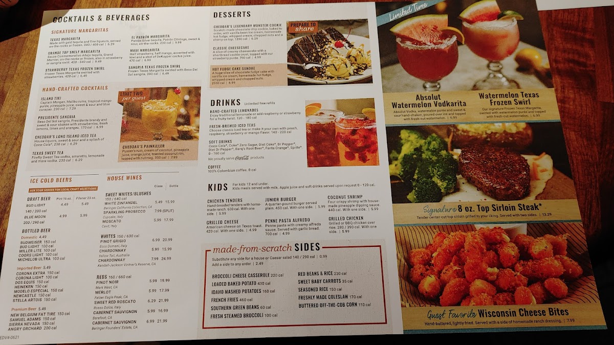 Cheddar's Scratch Kitchen Menu-9